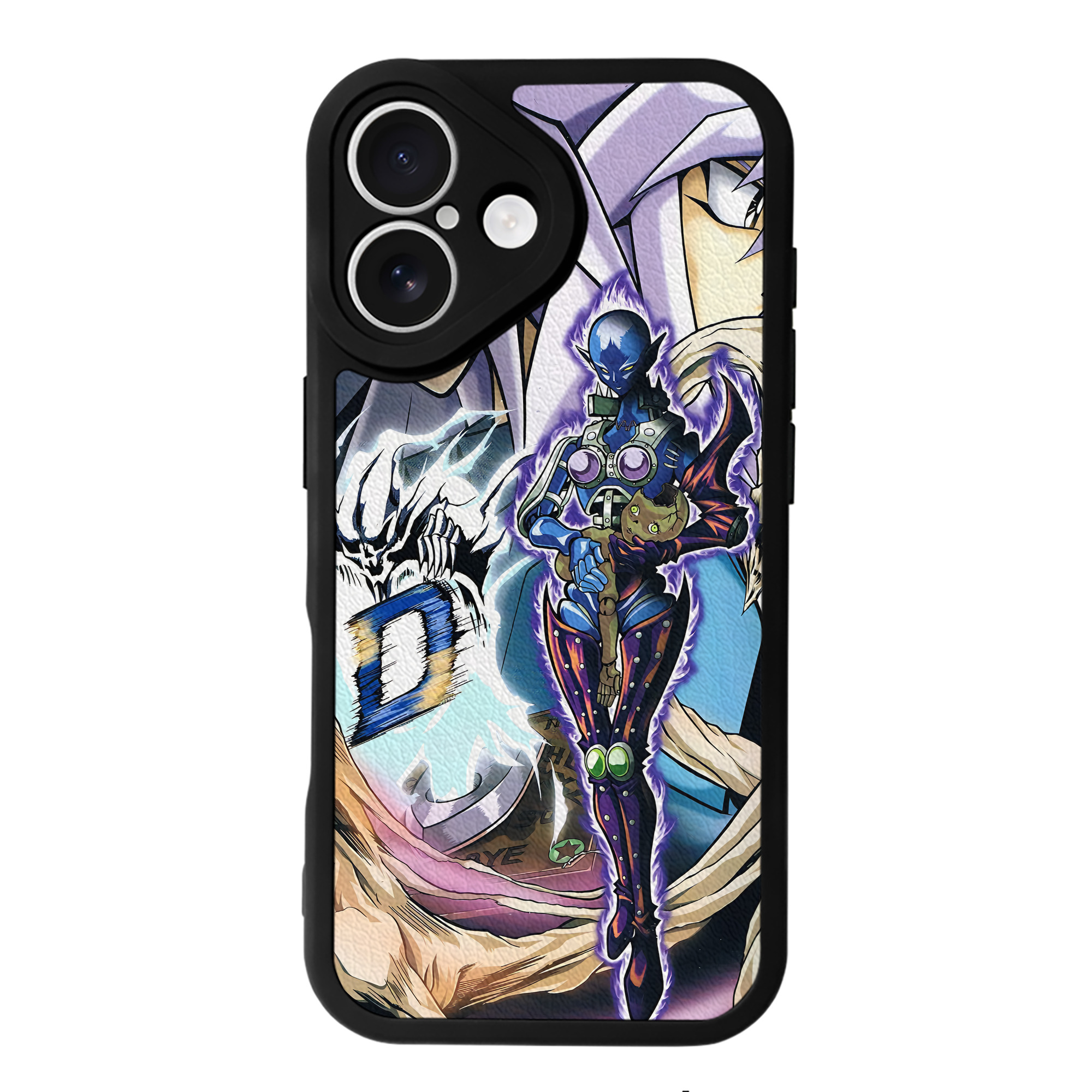 （画像用） 遊☆戯☆王 Yu-Gi-Oh! 【iPhone 16シリーズ対応】シリコンスマホケース（レザー調） 材質：シリコン